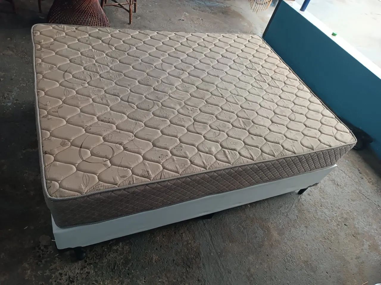 Cama box + colchão casal - Foto 4