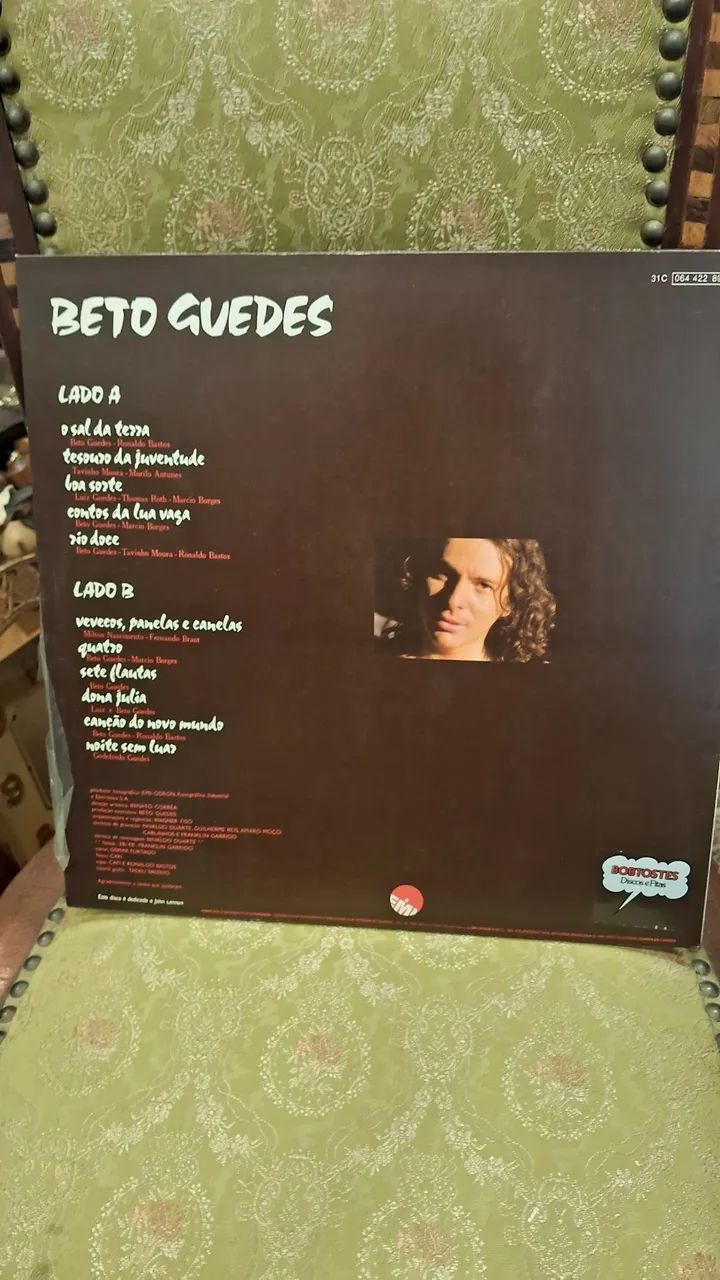 Vinil Beto Guedes Contos da Lua Vaga - Foto 2