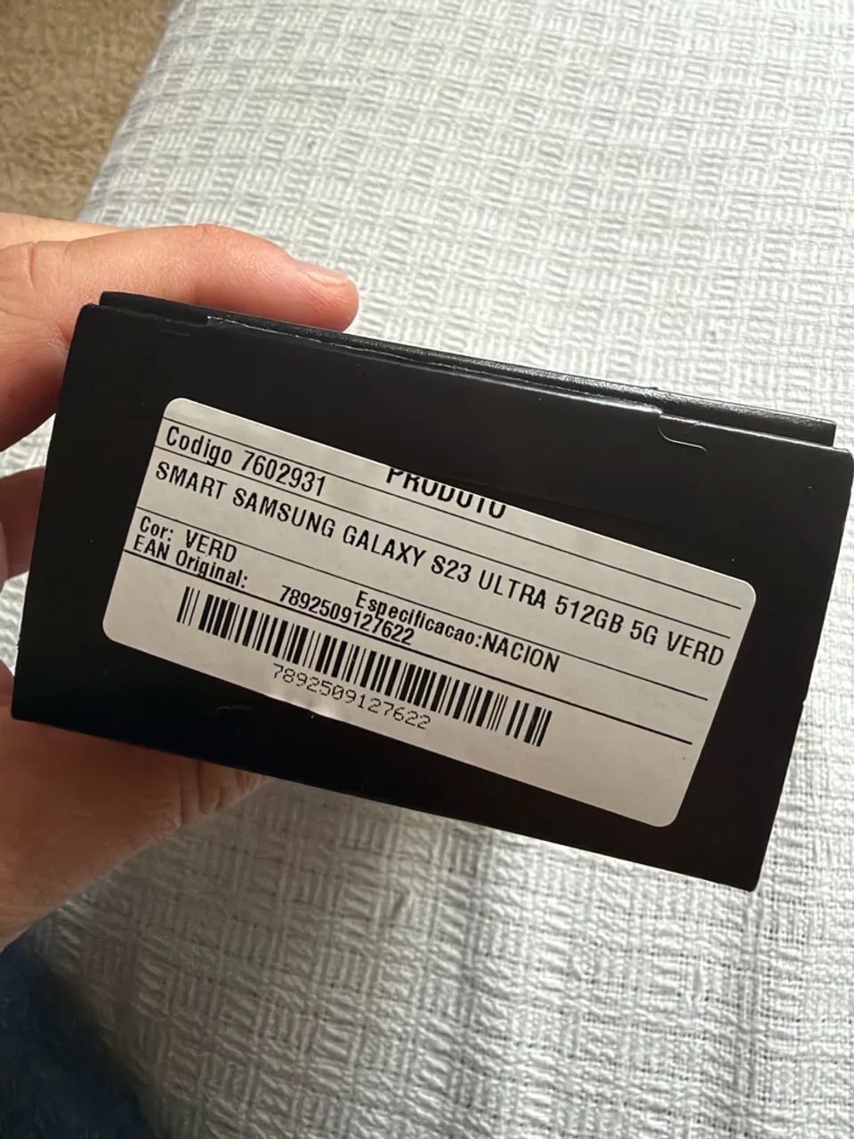 Caixa com manuais e chave ejetora S23 ultra verde 512gb - Foto 4