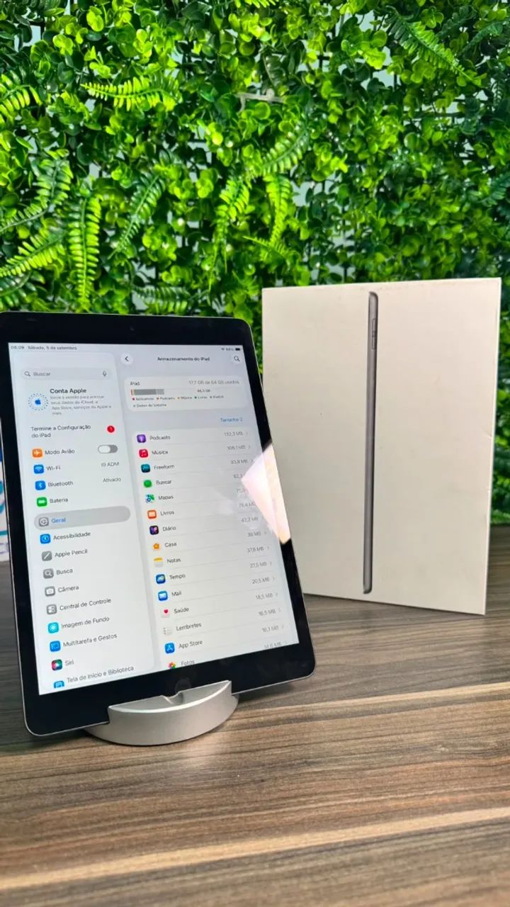 iPad (9° Geração) A2602 Cor space Gray  Apple A13 Bionic  64GB - Foto 5