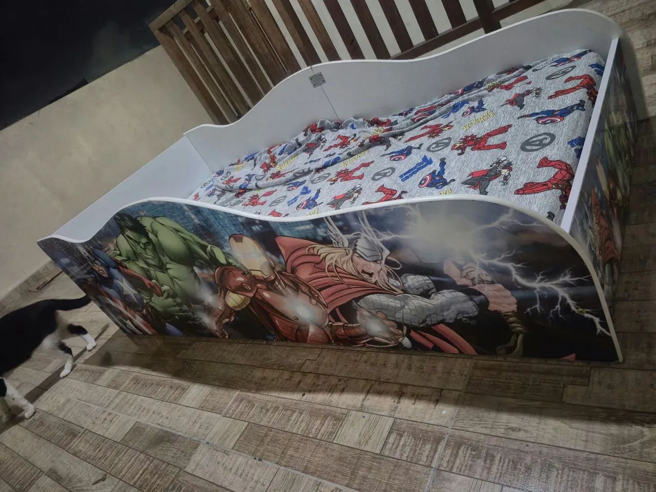 Mini cama super heróis  - Foto 3