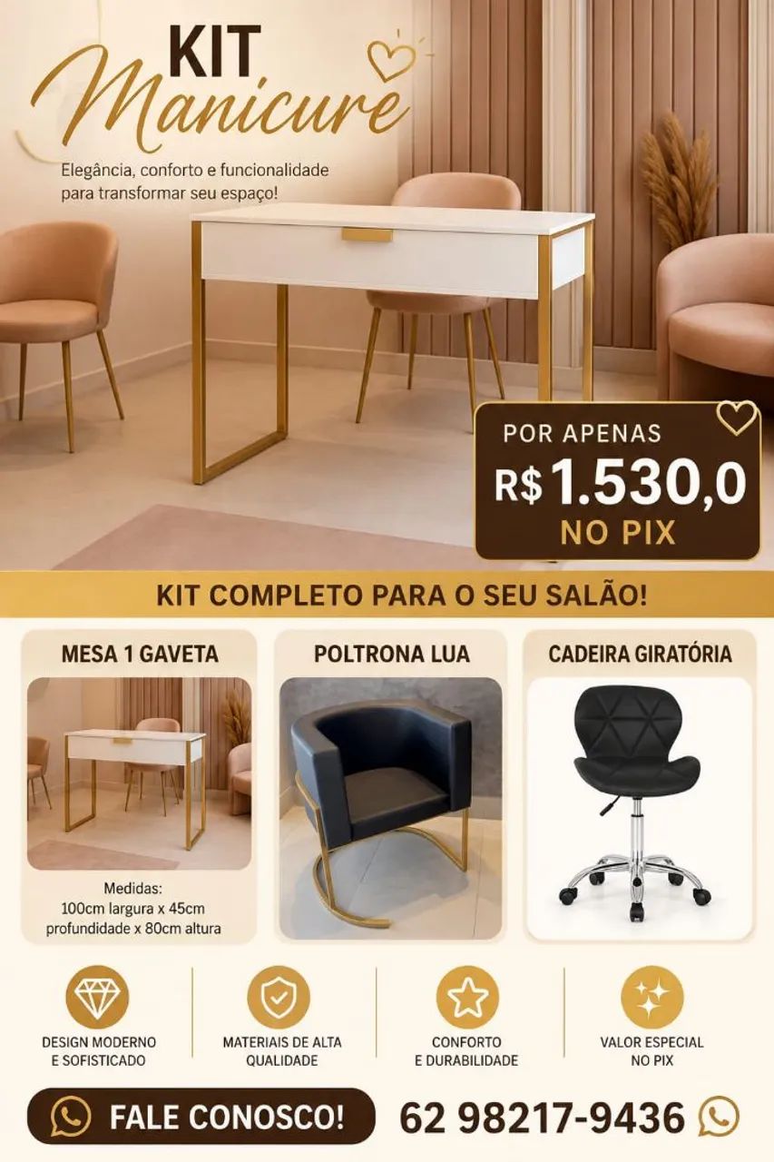 Mesas para manicure ou para escritório  - Foto 2