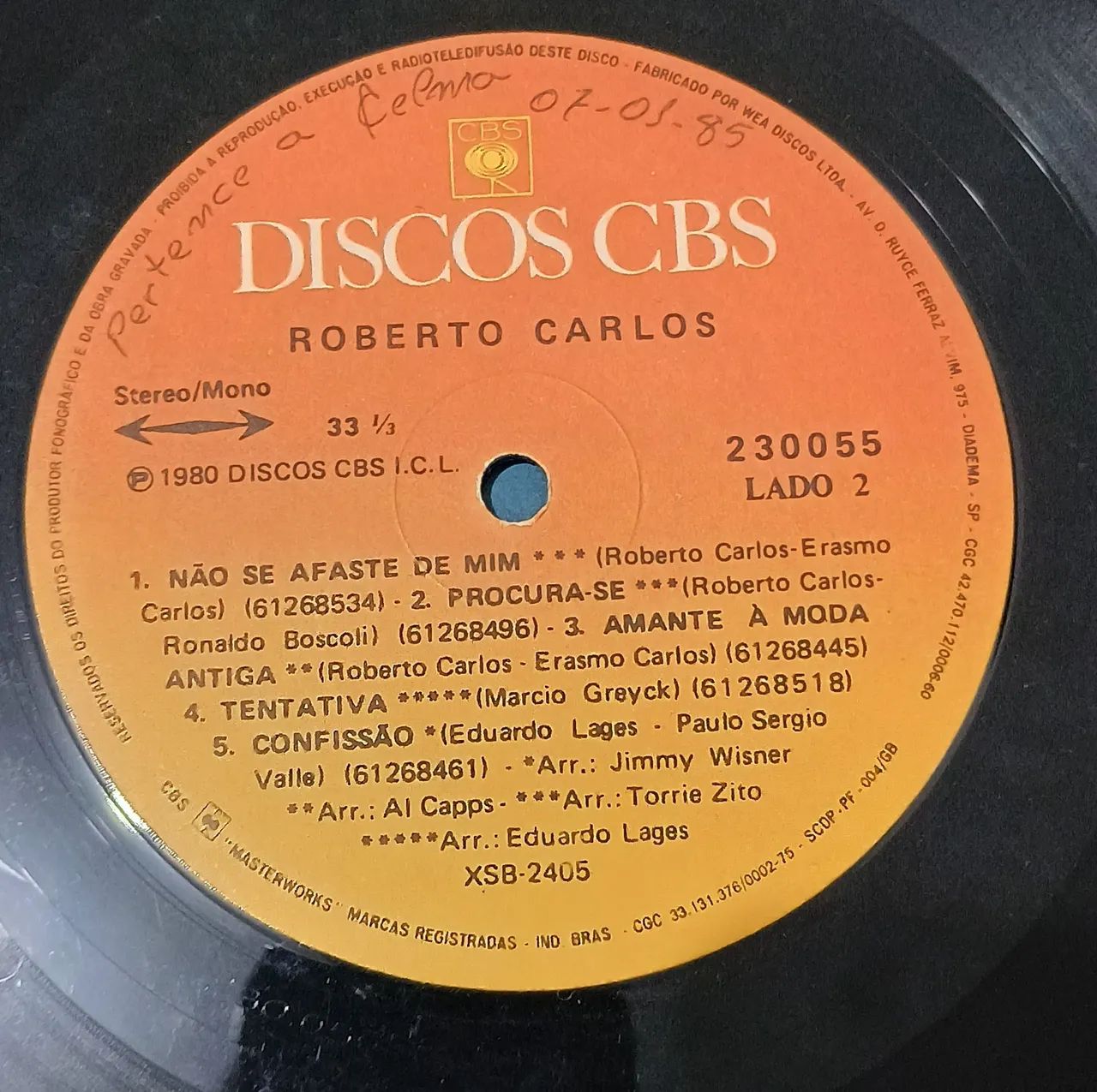 LP Roberto Carlos (1980) Original CBS - Foto 5