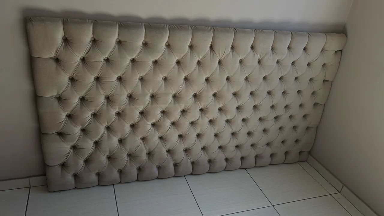 Cabeceira de cama acolchoada  - Foto 2