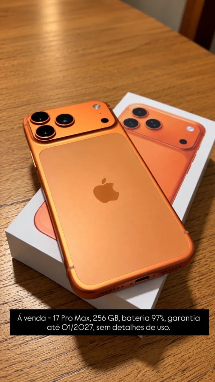 iPhone 17 Pro Max 256GB bateria 97%