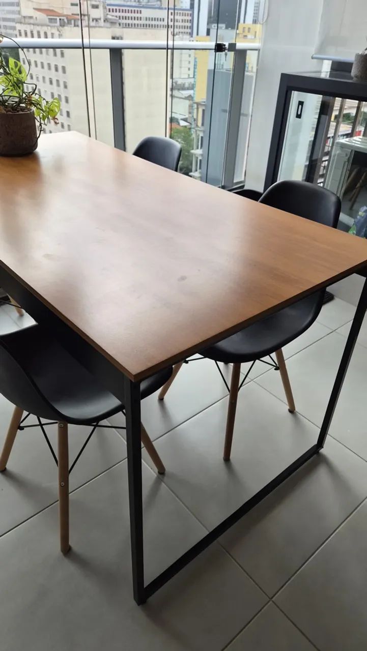 Mesa de Jantar 4 cadeiras  - Foto 4