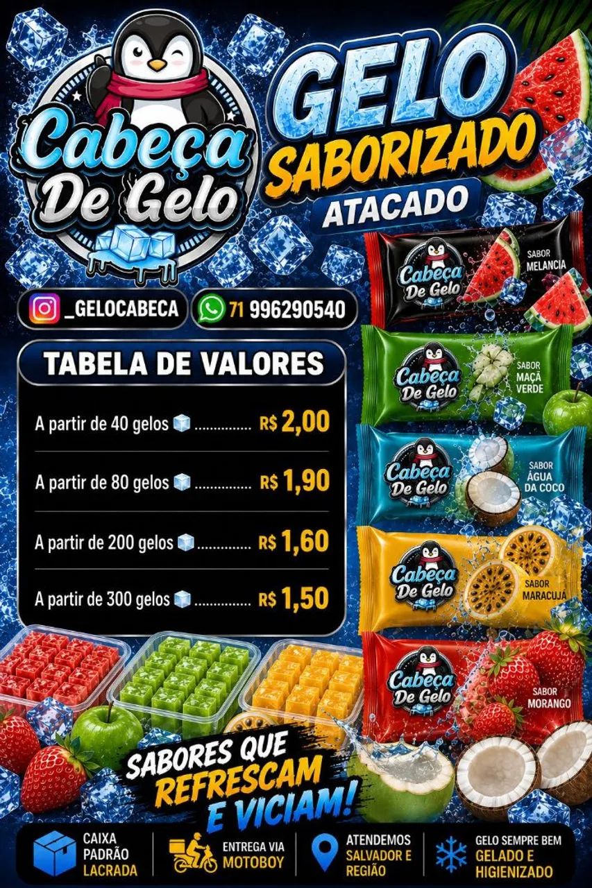 Gelo Saborizado 
