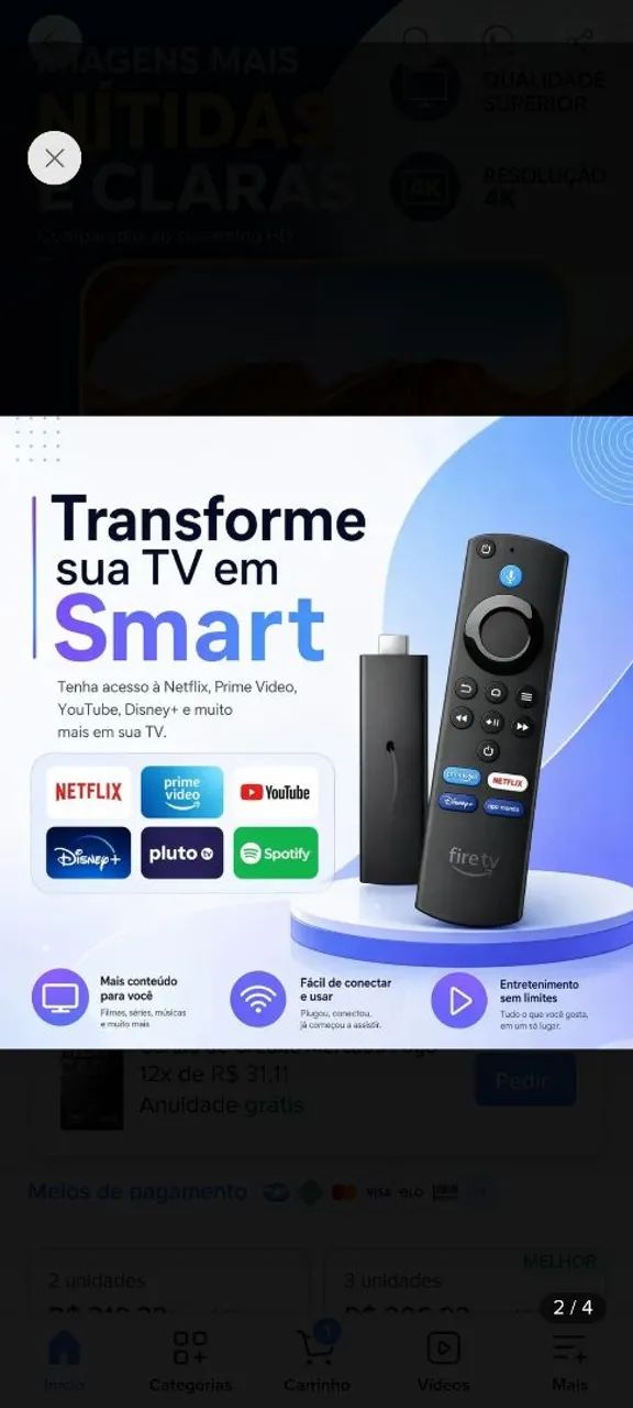 CONTROLE PARA TV FIRE STICK  - Foto 2