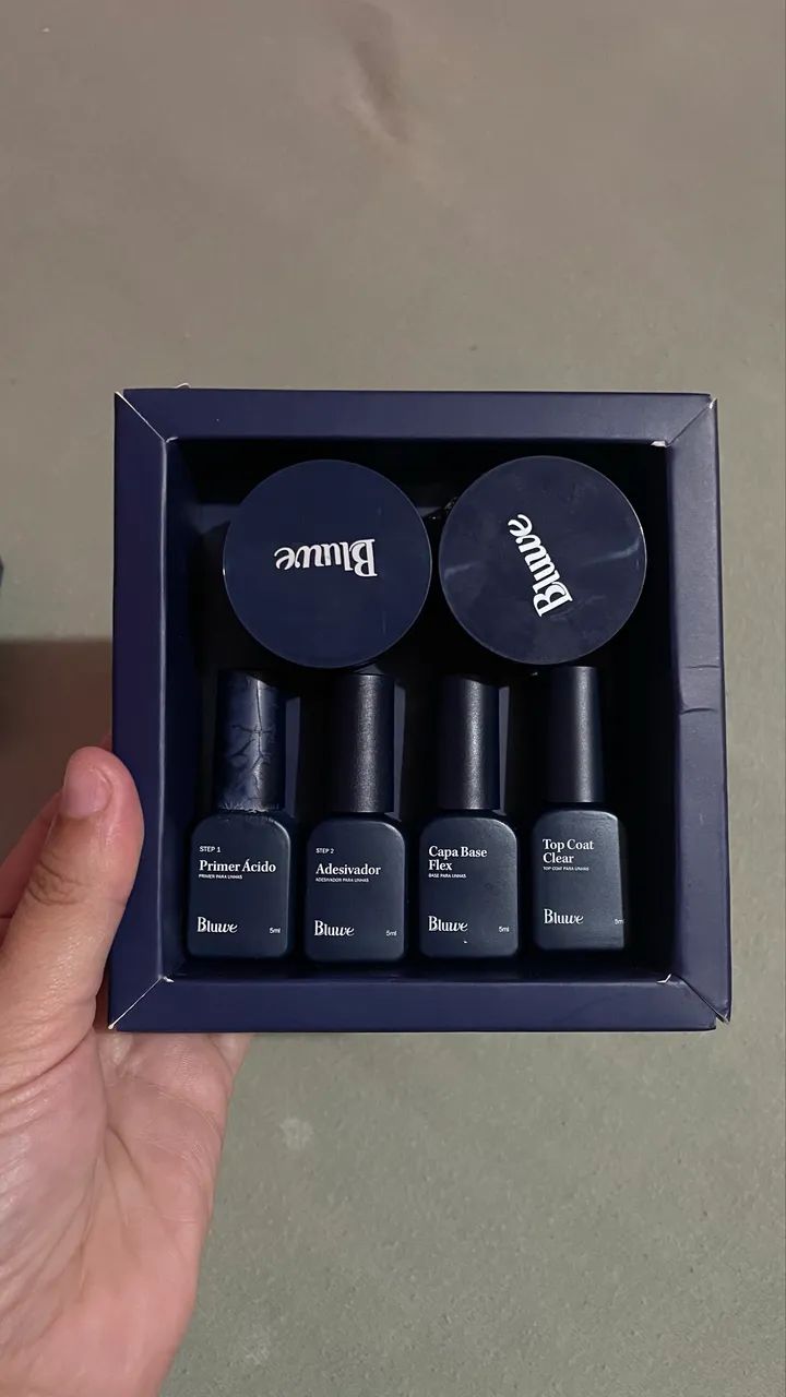 Kit alongamento de unhas em gel - Bluwe 