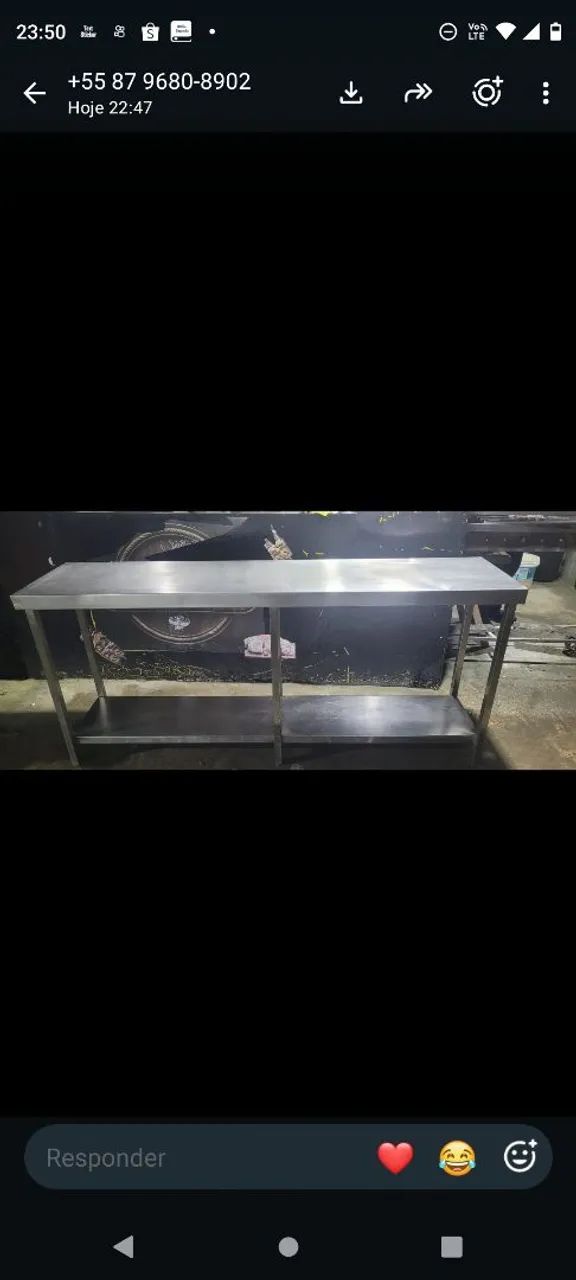 Mesa de inox 