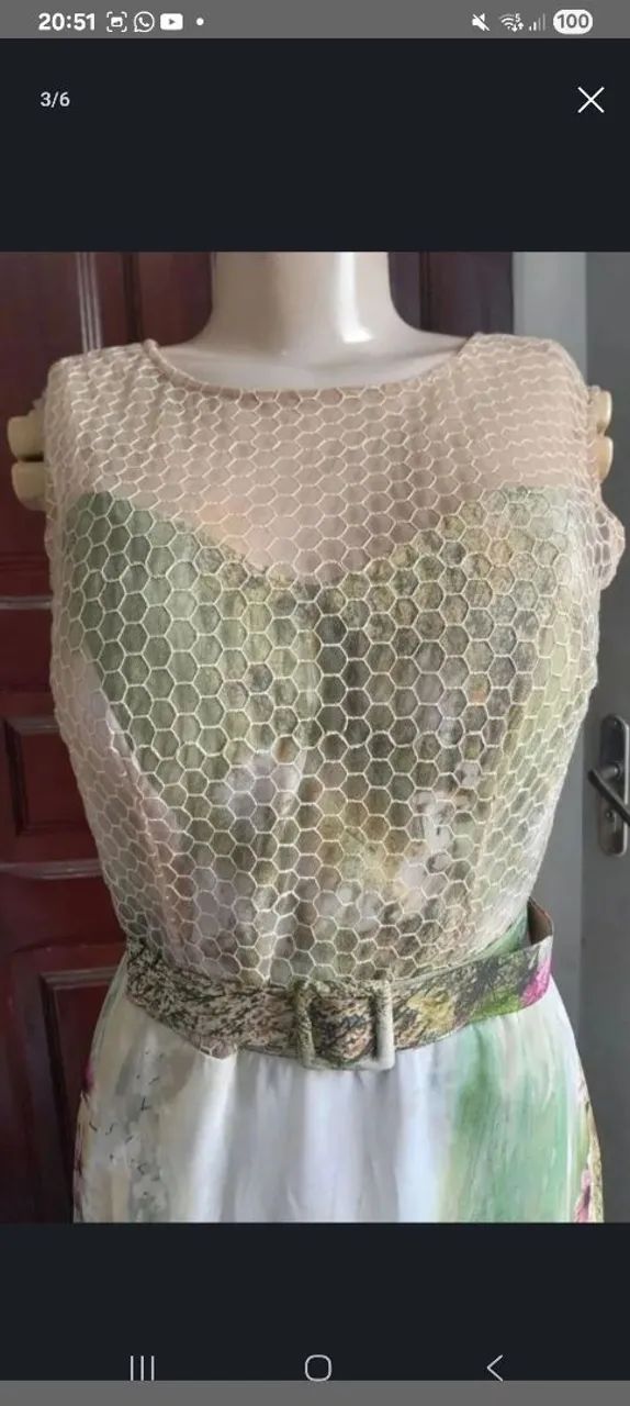 Lindo vestido estampado.  - Foto 3