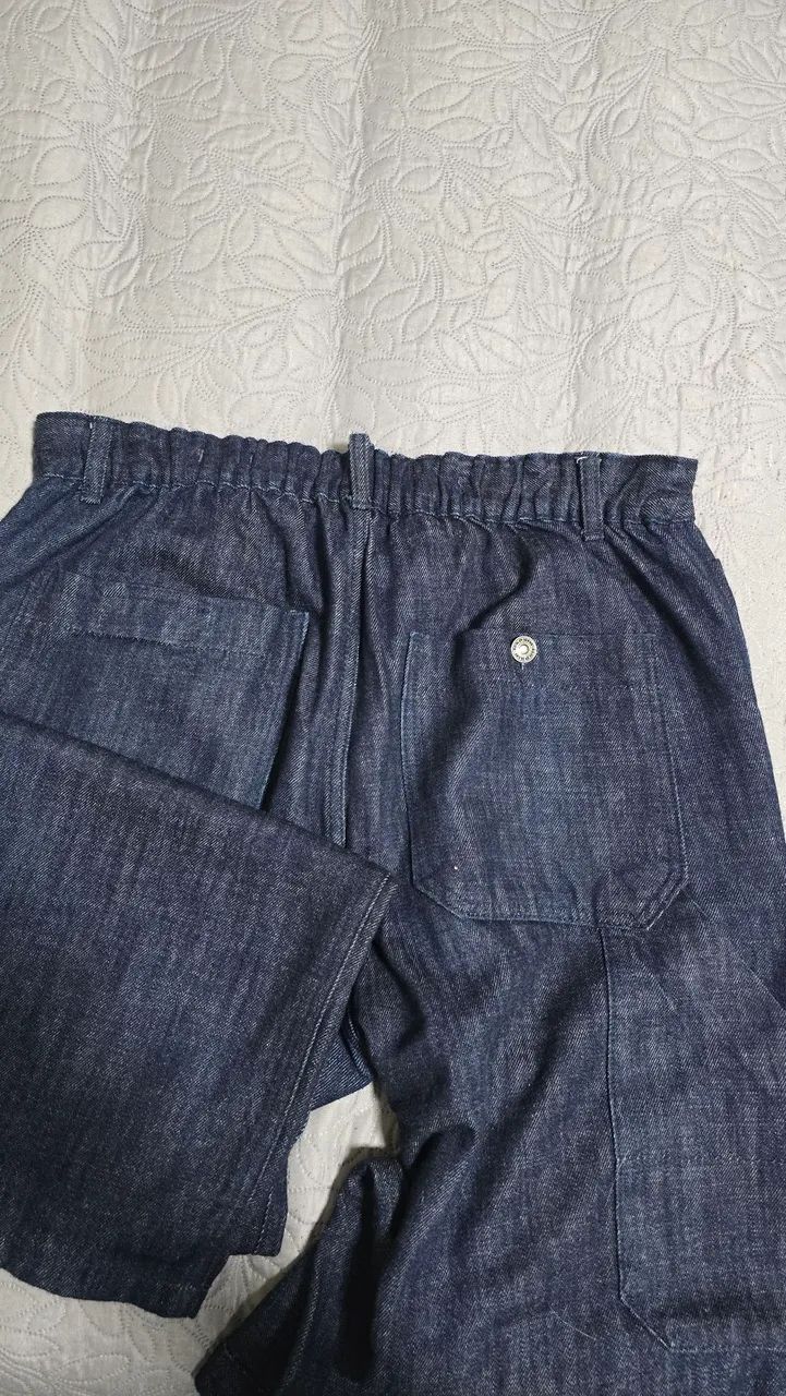 Calça Baggy Raw Denim - Foto 2