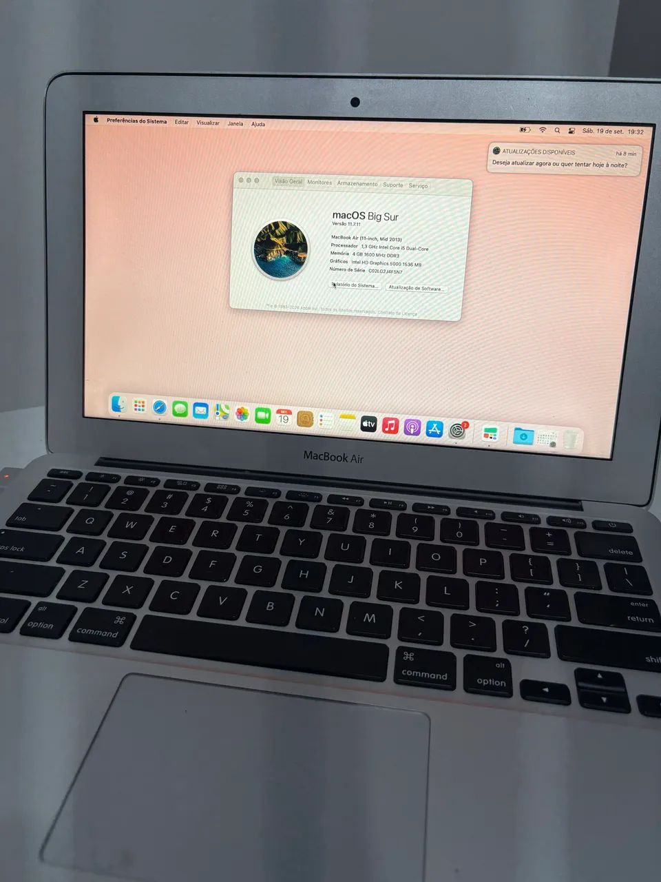 MacBook Air 11 polegadas, modelo Mid 2013 - Notebooks - Setor