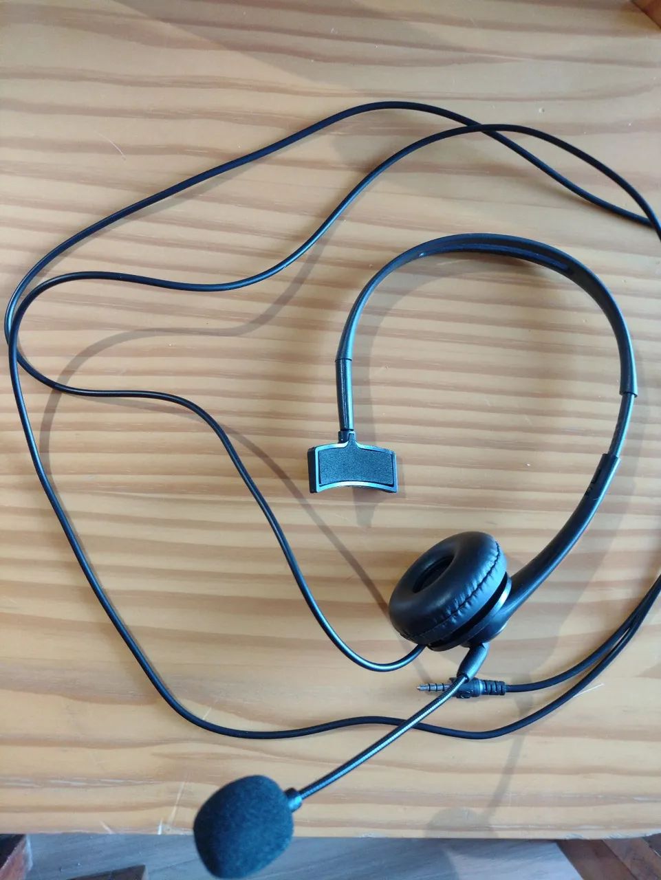 Fone de ouvido com microfone headset call center