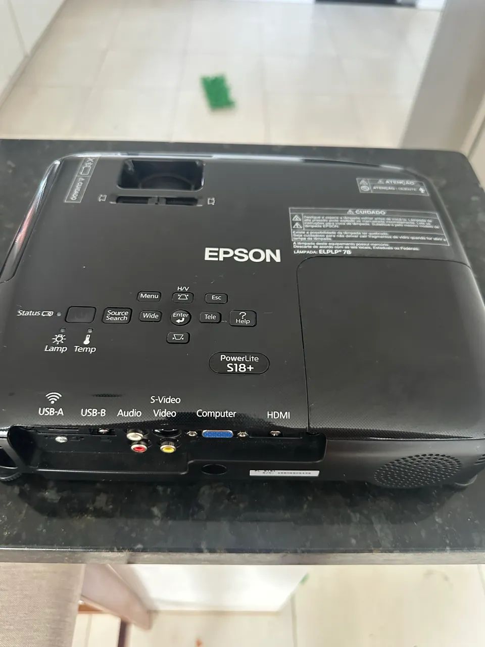 PROJETOR EPSON POWERLITE S18+ - Foto 4