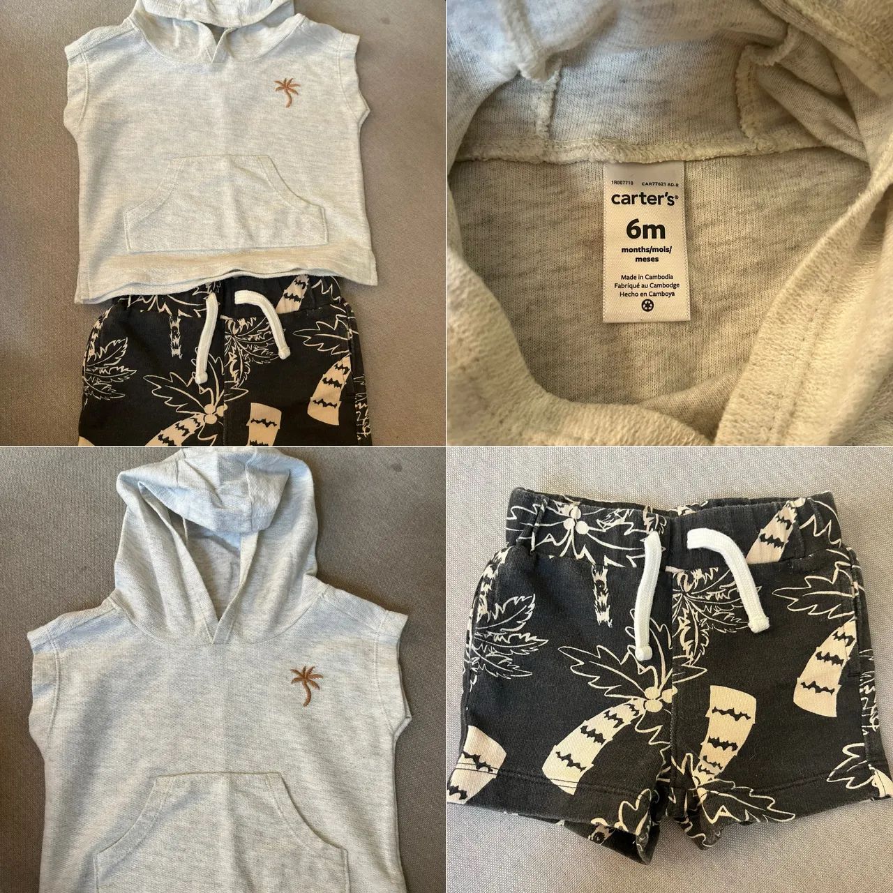 Conjunto Bebê Carters 6 Meses