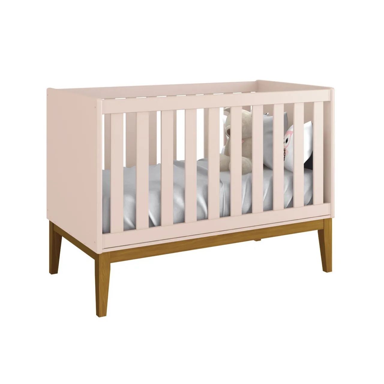Berço/Cama Tipo Americano - Rosa
