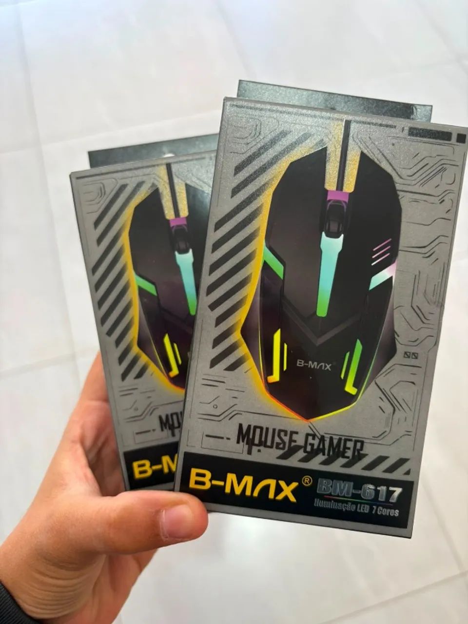 Mouse Gamer B-MAX BM-617 com LED RGB 