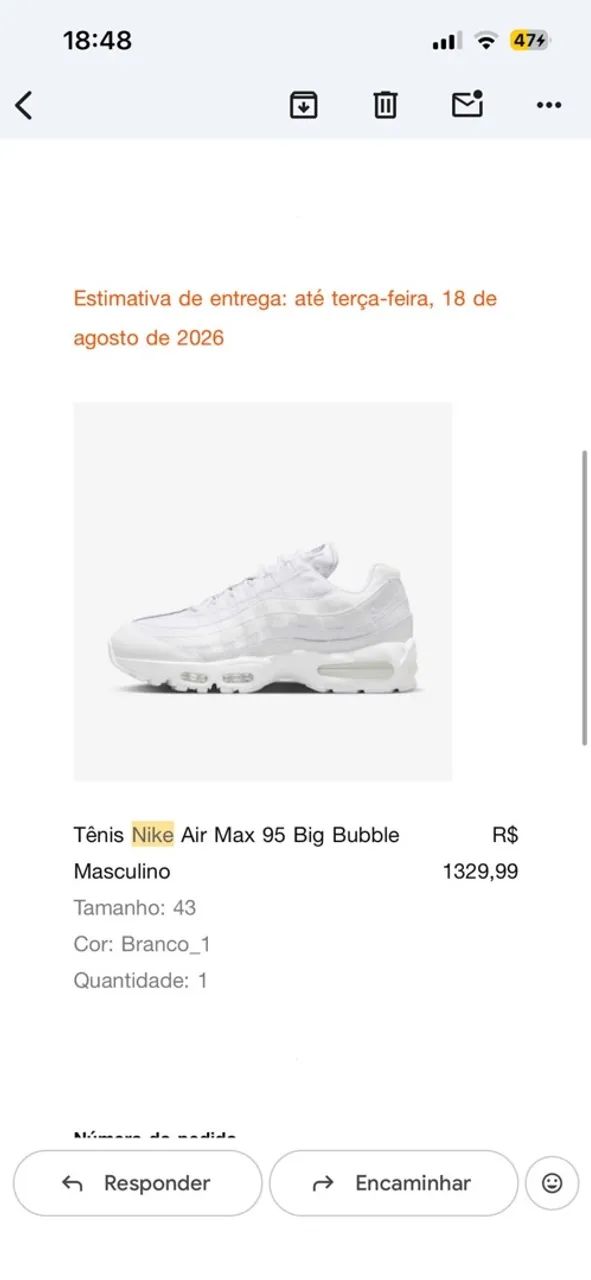 ? AIR MAX ORIGINAL ? NOVO/IMPECÁVEL! ? - Foto 4