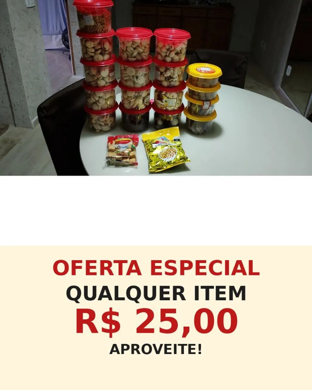 Biscoito amanteigado e diversos