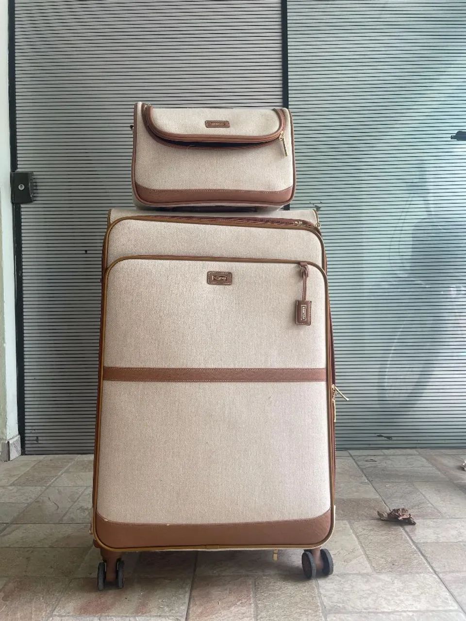 Mala grande e frasqueira  - Foto 3