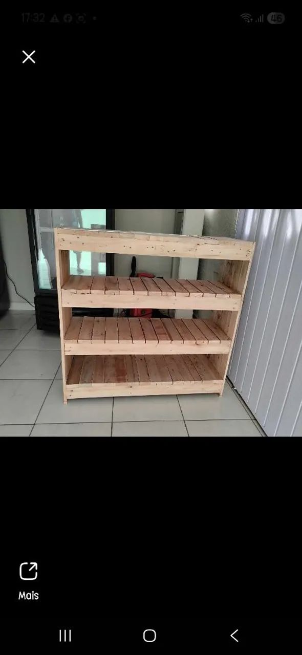 Balcão feito palet