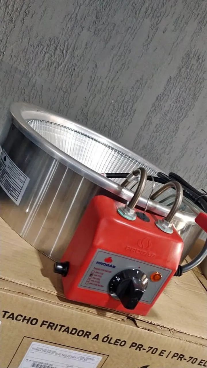 TACHO FRITURA ELÉTRICO 7L PROGÁS