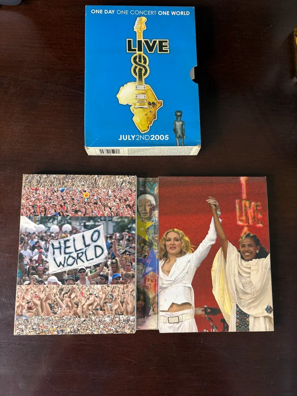 Vendo LIVE 8 - BOX ORIGINAL (4 DVDs )  - Foto 4