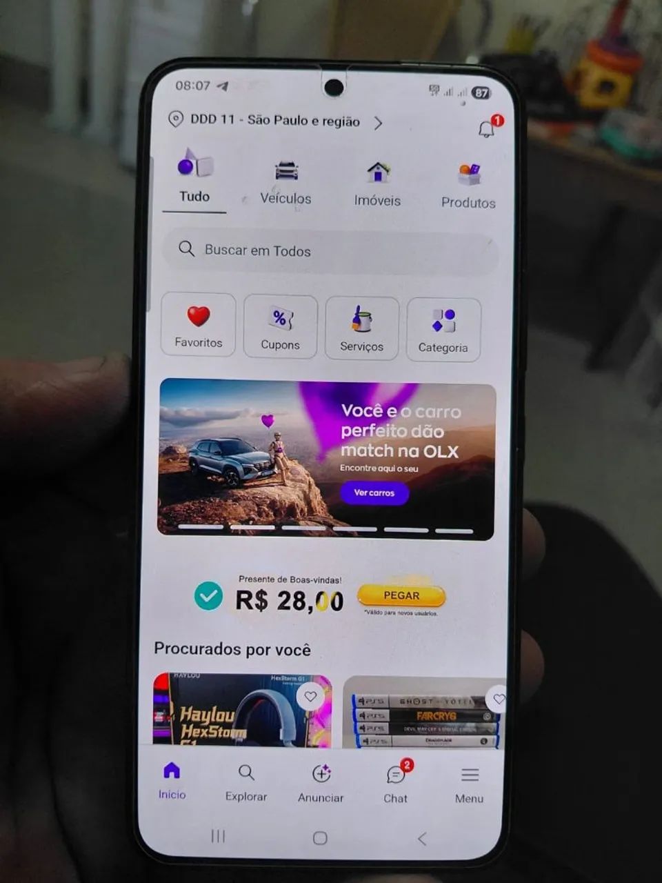 Celular Sansung S22, 256 Gb  Preto - Foto 4