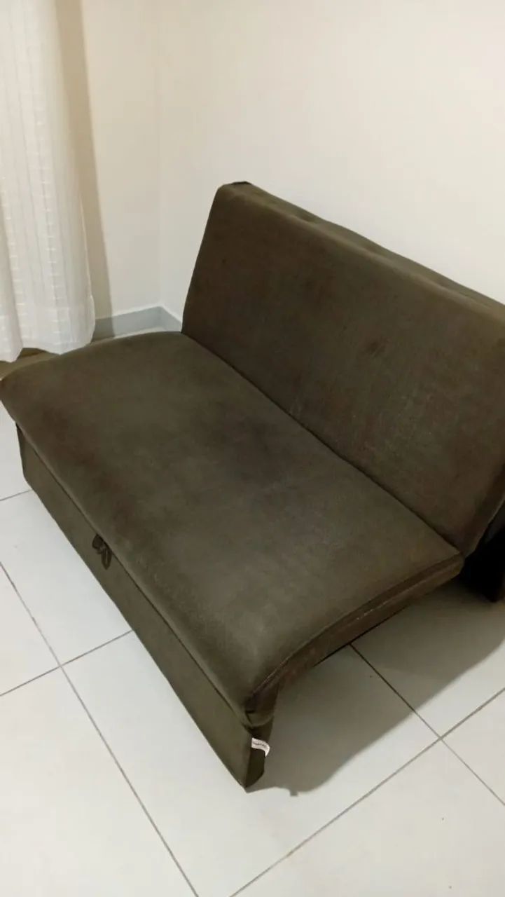 Sofá cama retrátil 3 lugares  - Foto 2