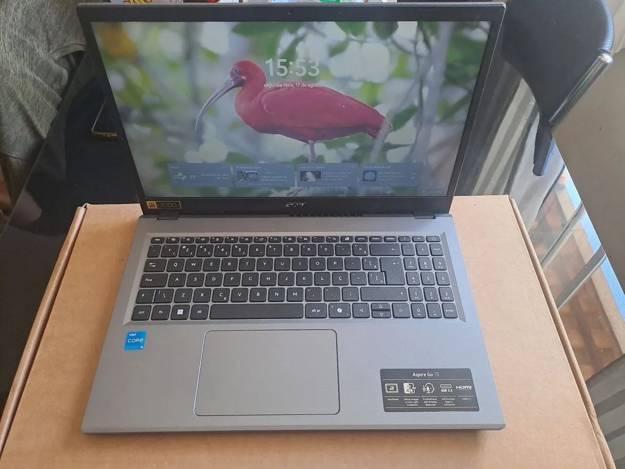 Notebook Acer Aspire Go 15 zero com caixa e nota fiscal - Foto 3