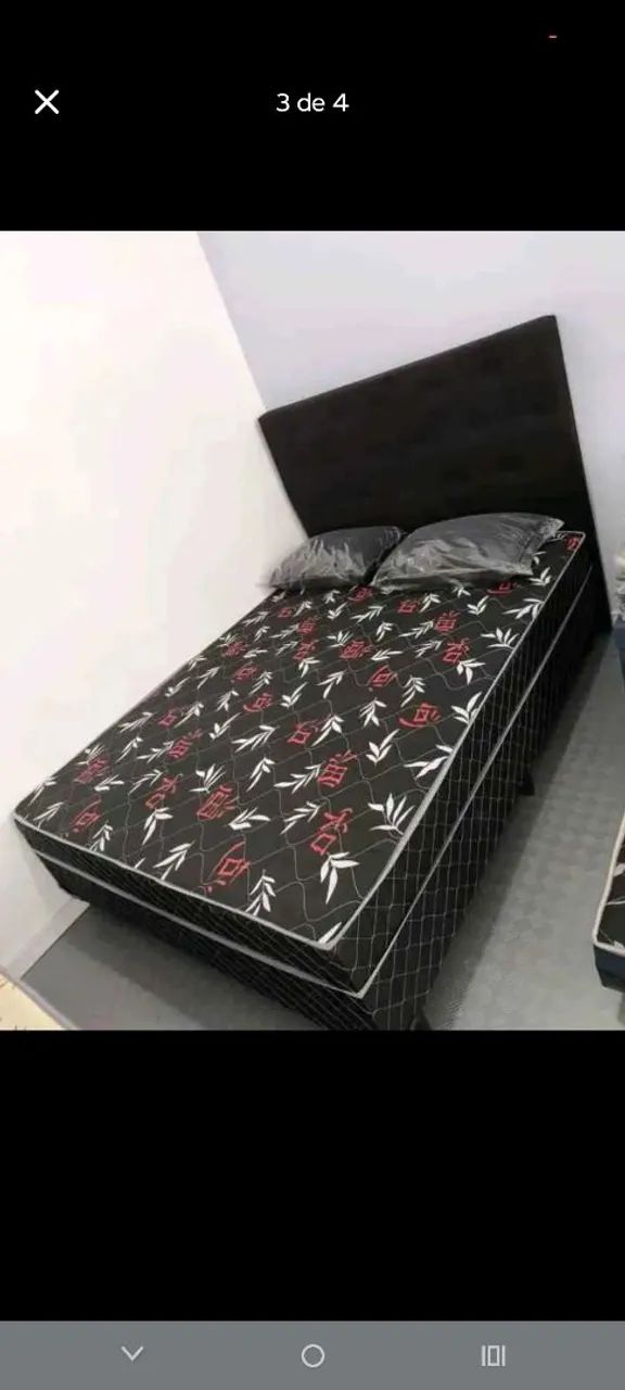 Cama box com colchão!(Entrego 