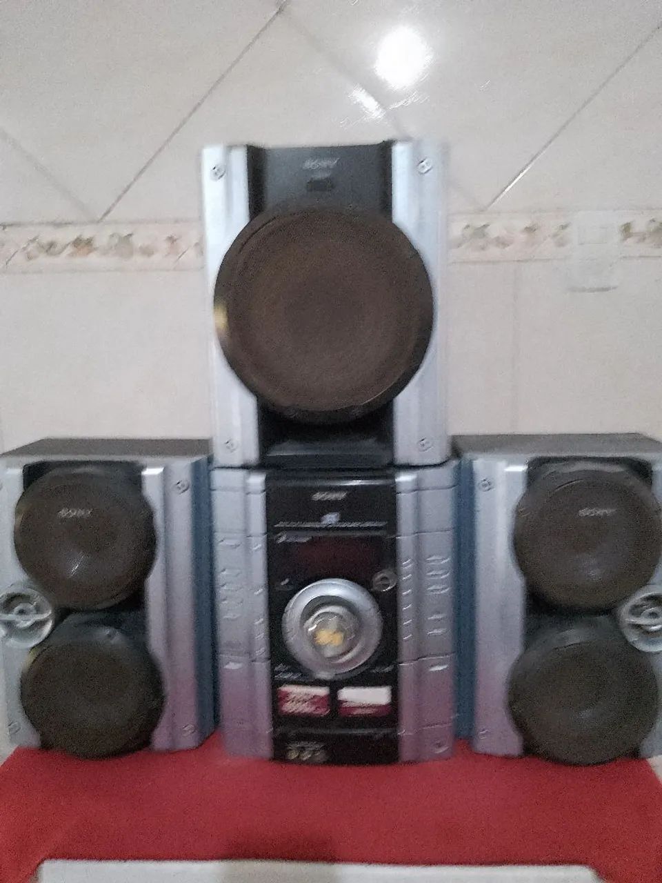 Aparelho de som, marca Sony.