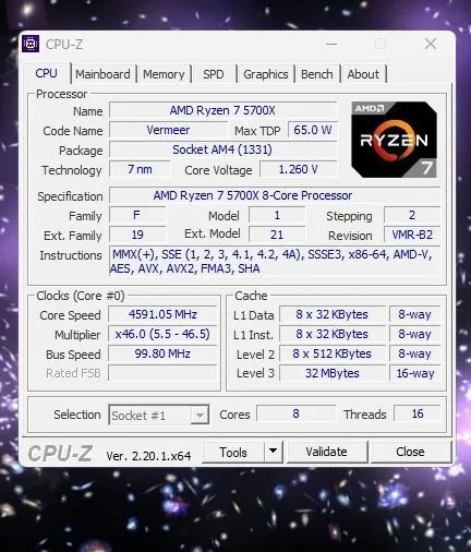 AMD RYZEN 7 5700X - Foto 2