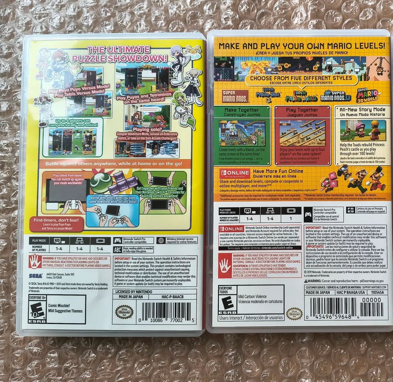 Lote 2 Games de Nintendo Switch - Foto 2