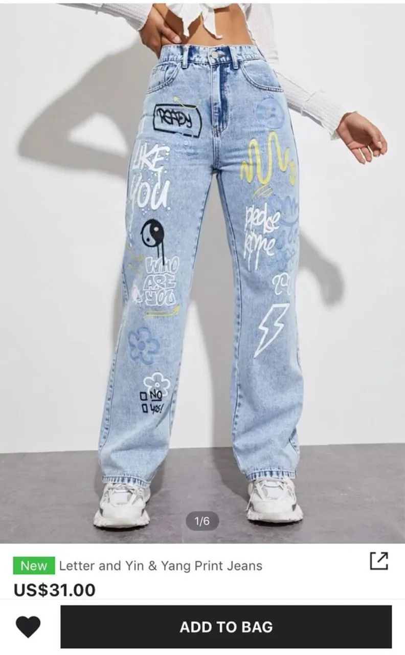 Calça jeans Shein - Foto 4