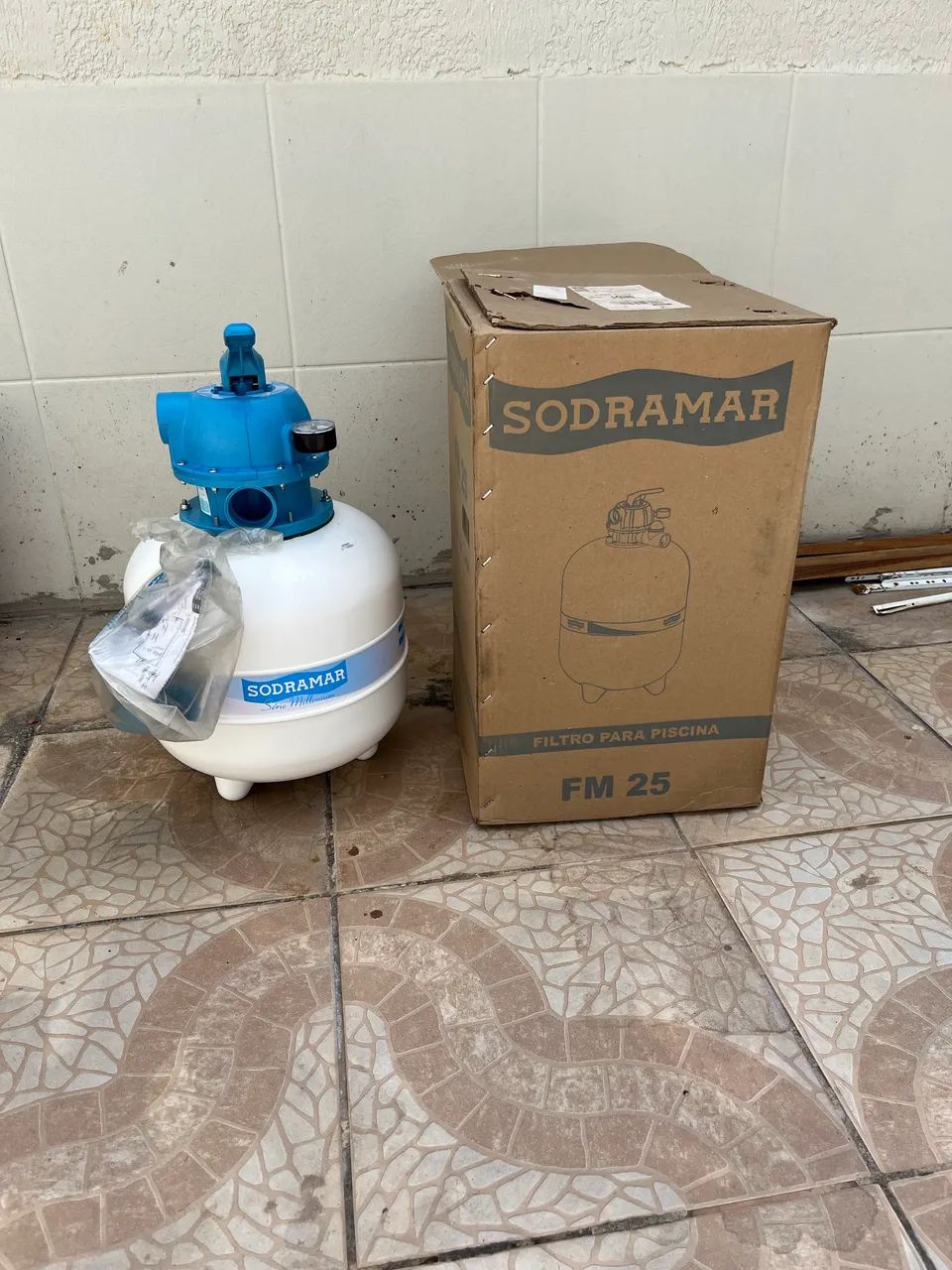 Filtro De Areia Para Piscina De 6 Vias - Sodramar Fm-25