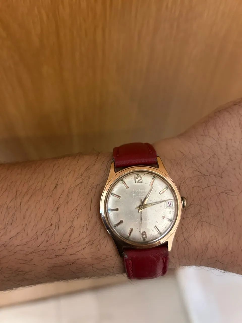 Relógio Optima Suiço 1950 - Foto 2