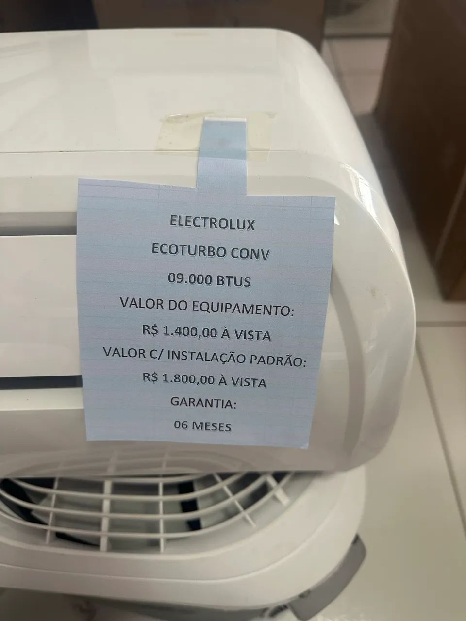 Ar condicionado eletrolux ecoturbo 09.000conv - Foto 2