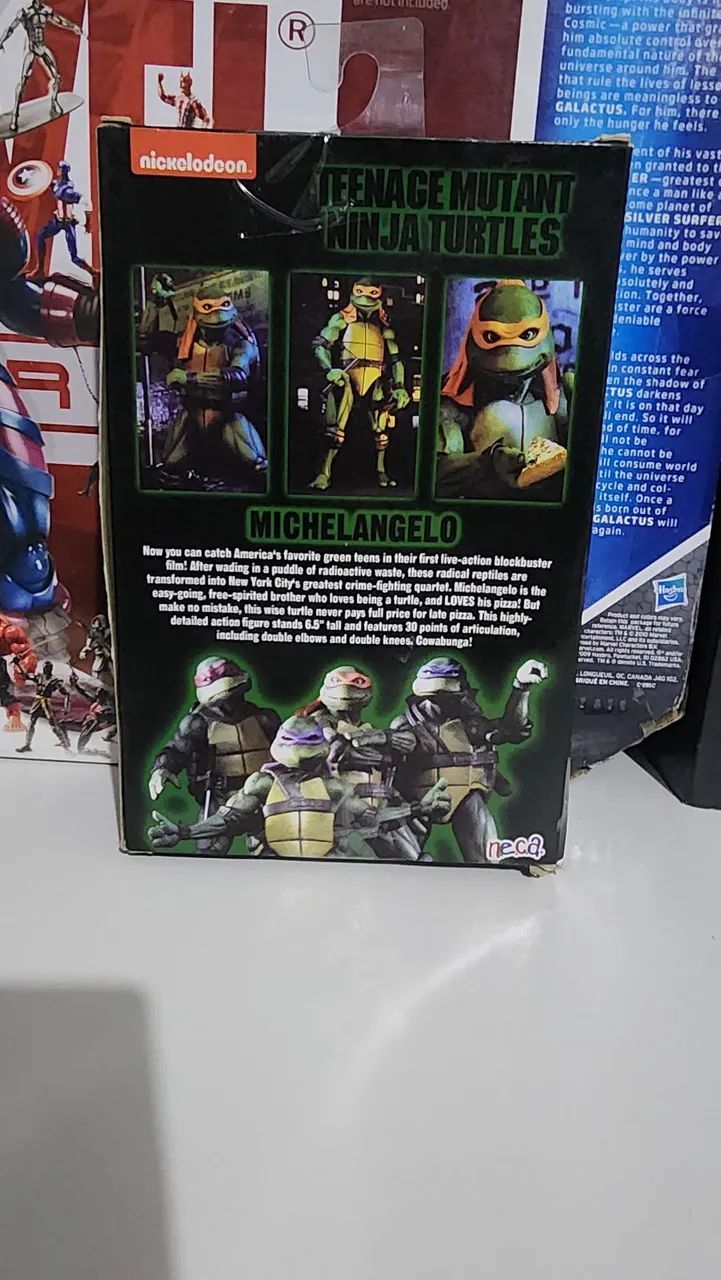 TARTARUGA NINJA NECA MICHELANGELO - Foto 2