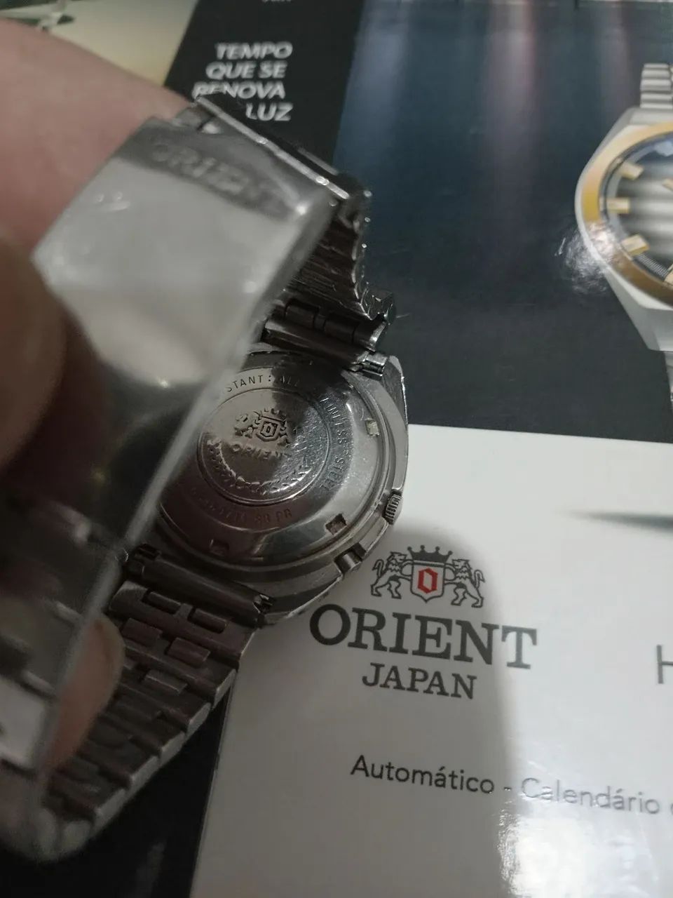 ORIENT três estrelas automático 1987 - Foto 5