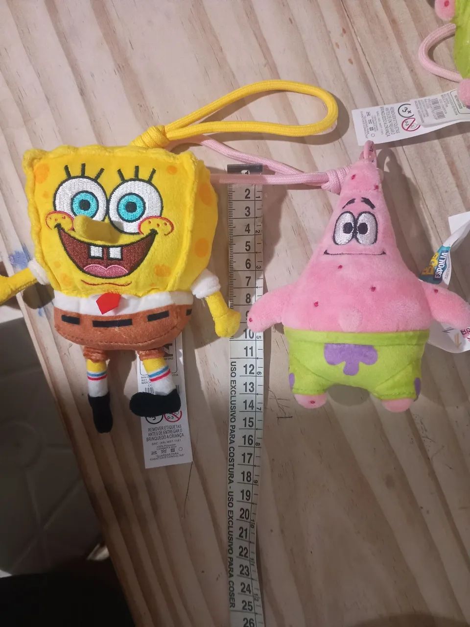 6 Chaveiros Patrick e Bob esponja oficiais  - Foto 3