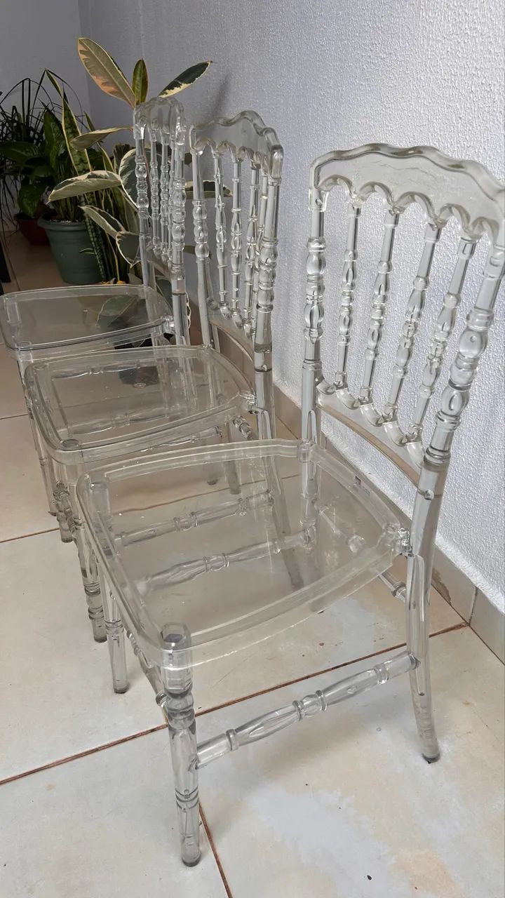 Cadeira cristal resistente policarbonato - Foto 3