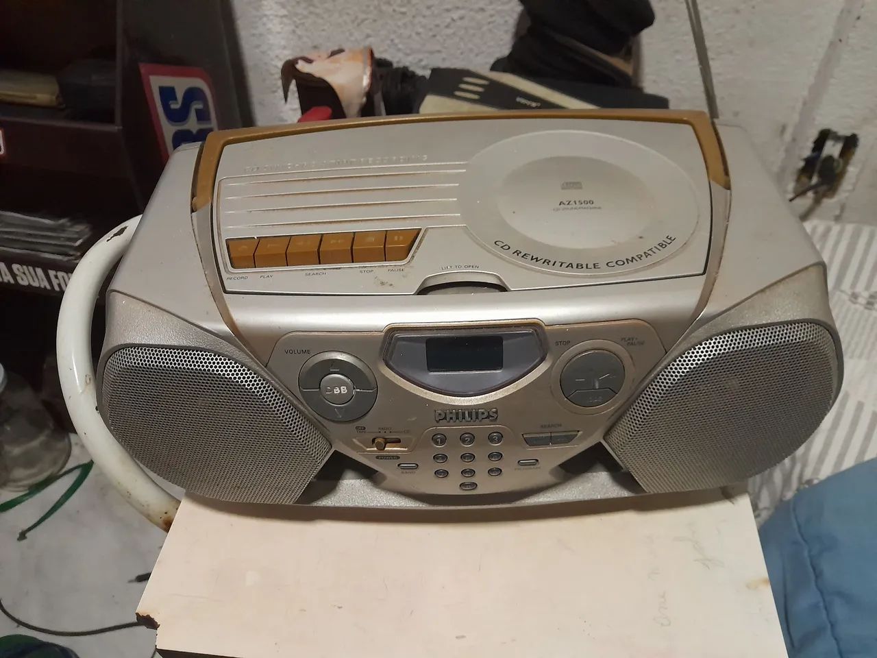 Rádio CD portátil Philips microsistem - Foto 2