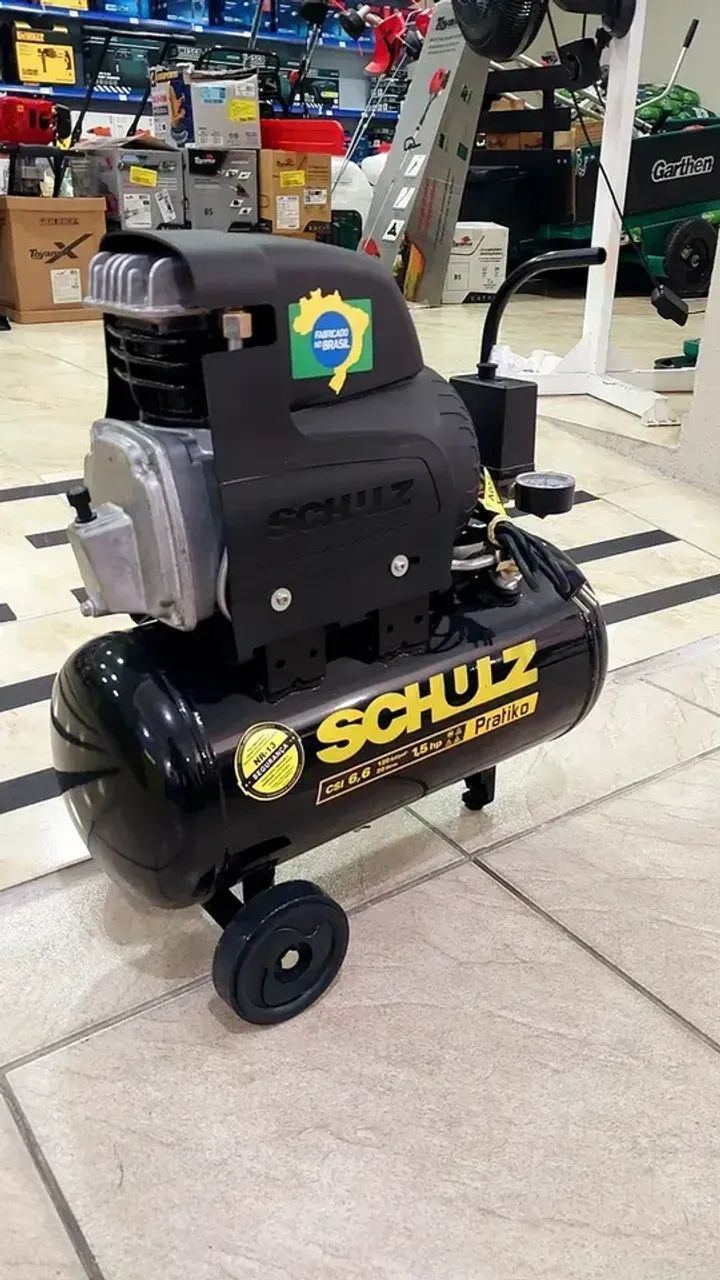 Compressor de ar 20L 1.5hp 120psi Schulz (Novo) - Foto 2