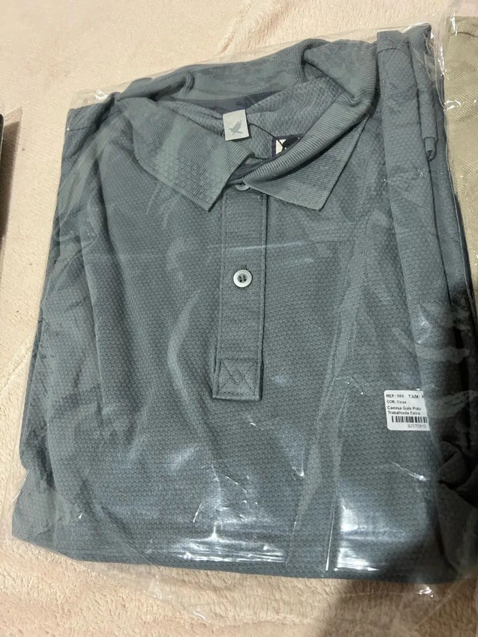 Blusa gola polo G4 texturizada - Foto 4