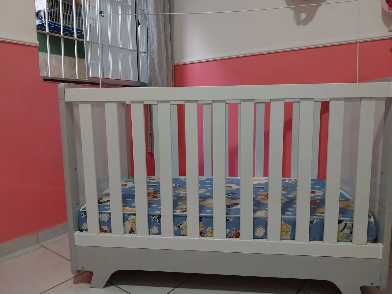 Berço novíssimo!!! Com brindes - Foto 4