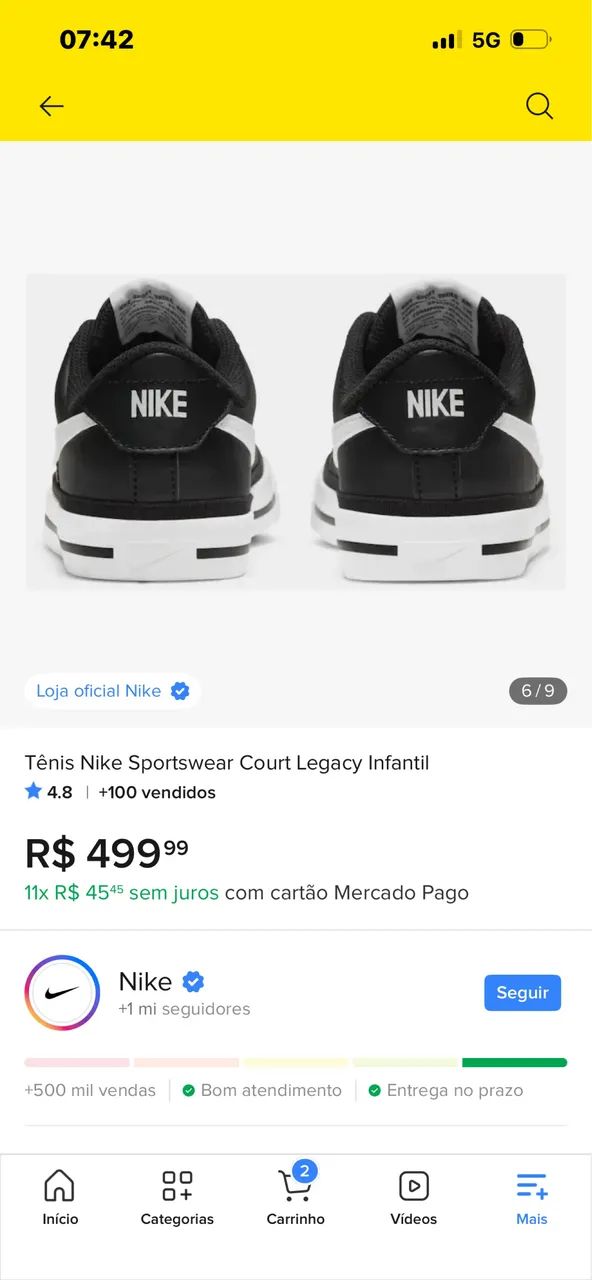 Tênis Nike original  - Foto 2