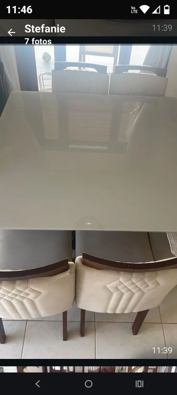 Mesa com 8 cadeiras  - Foto 4