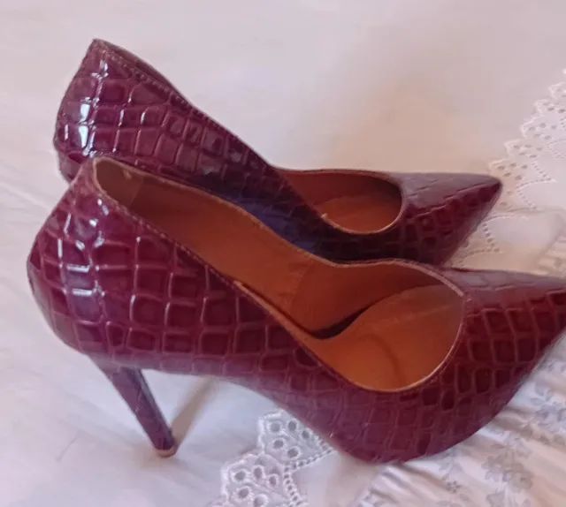 sapato scarpin couro  - Foto 3